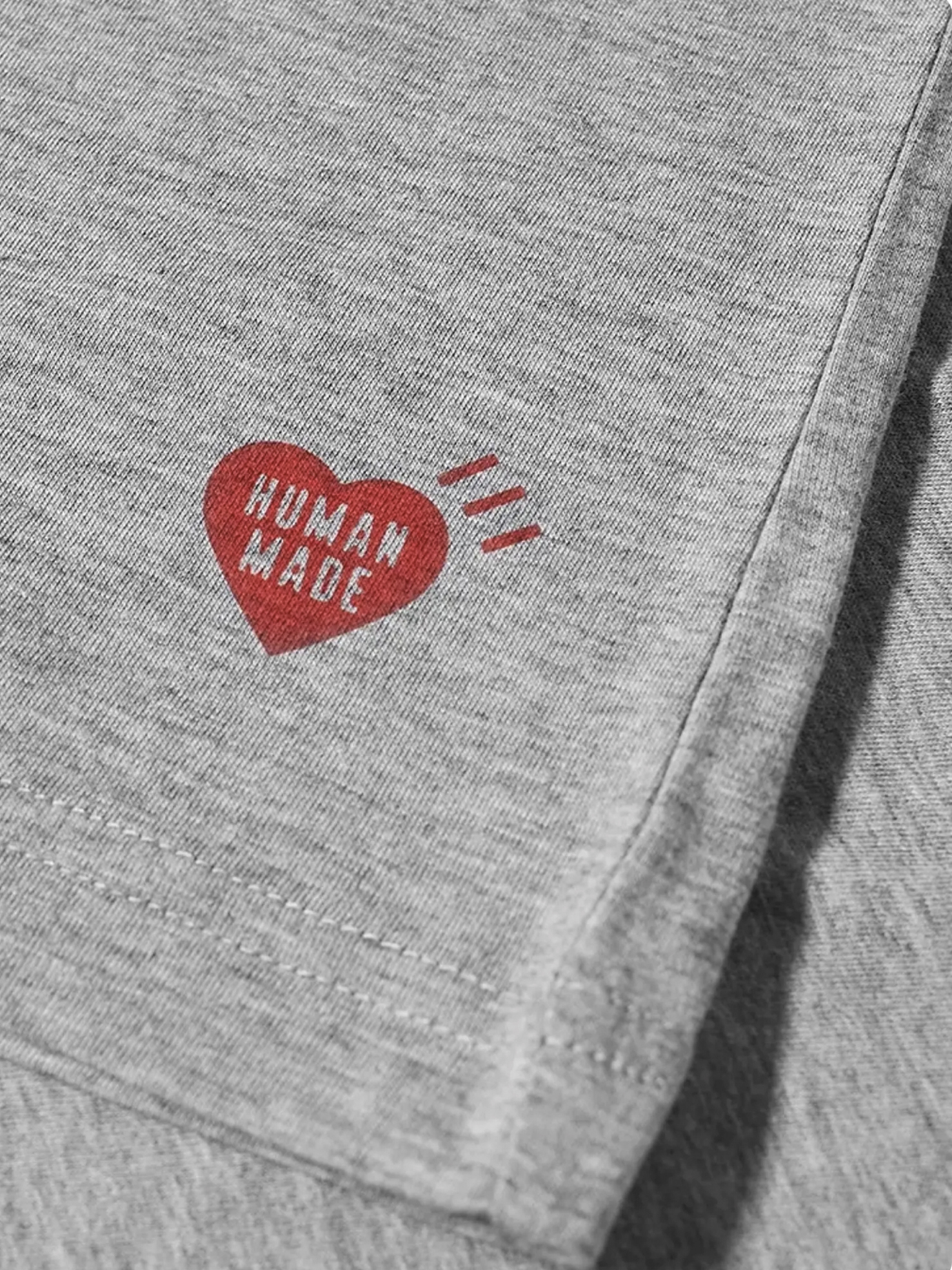 HUMAN MADE Grey 3-pack t-shirt set with logo